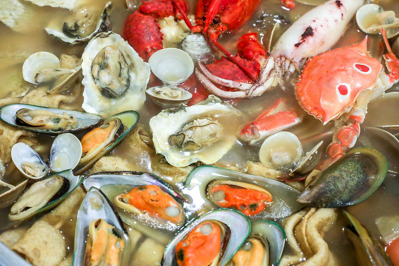 巨大貝殼鍋,新莊美食,新莊聚餐,新莊餐廳,節日聚餐餐廳,聖誕節聚餐推薦,韓國排隊美食,韓國海鮮蒸籠,韓國海鮮鍋,韓蚌蚌,韓蚌蚌海鮮研究院,韓蚌蚌海鮮研究院菜單 @陳小可的吃喝玩樂