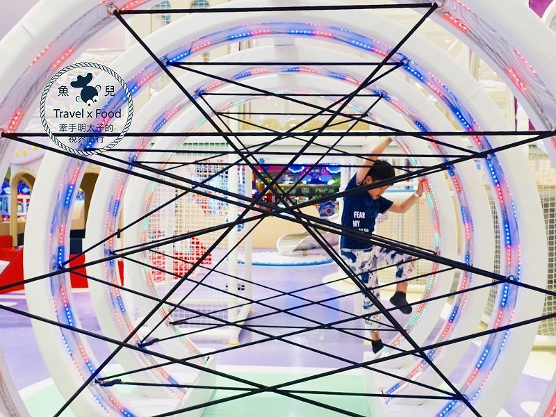 中和環球Kids建築樂園｜聲光科技互動設施，七大主題玩透透～ @魚兒 x 牽手明太子的「視」界旅行