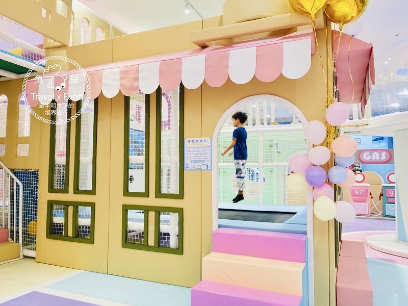 中和環球Kids建築樂園｜聲光科技互動設施，七大主題玩透透～ @魚兒 x 牽手明太子的「視」界旅行