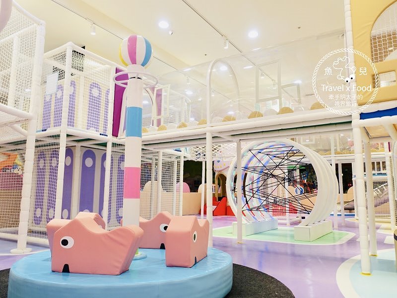 中和環球Kids建築樂園｜聲光科技互動設施，七大主題玩透透～ @魚兒 x 牽手明太子的「視」界旅行