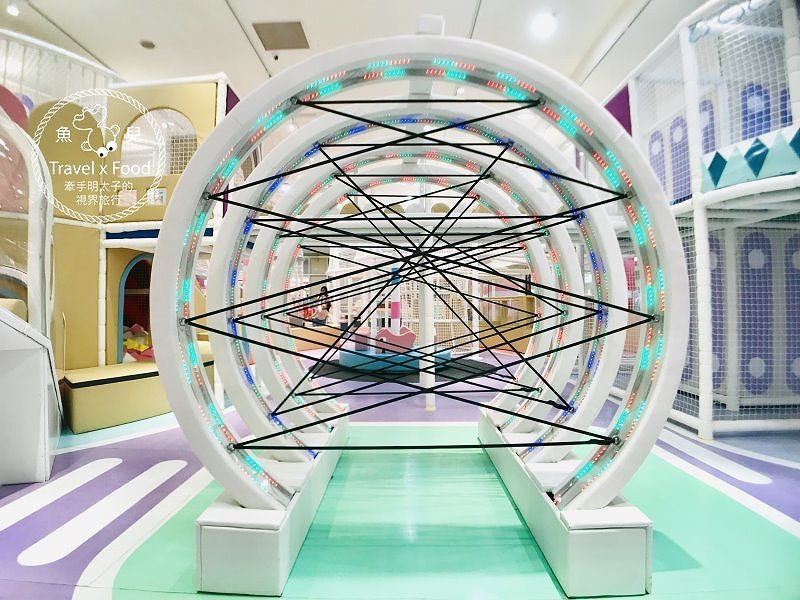 中和環球Kids建築樂園｜聲光科技互動設施，七大主題玩透透～ @魚兒 x 牽手明太子的「視」界旅行