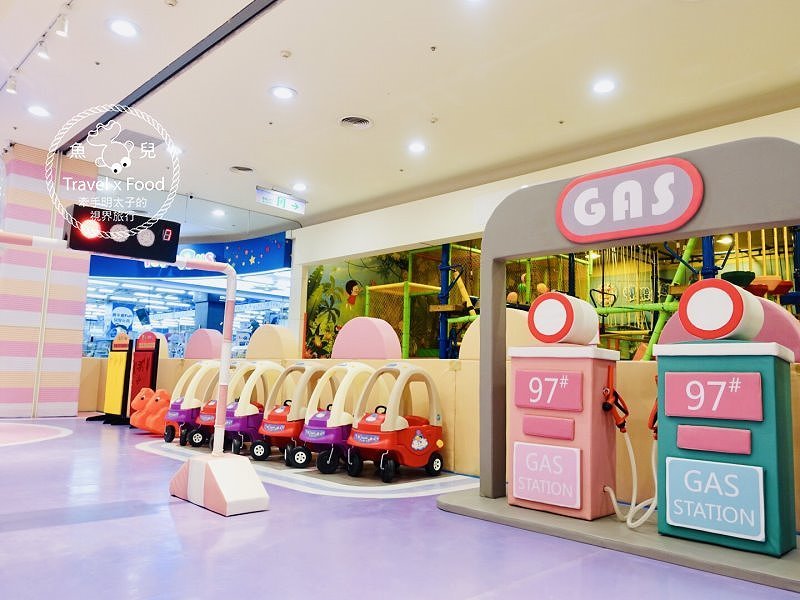 中和環球Kids建築樂園｜聲光科技互動設施，七大主題玩透透～ @魚兒 x 牽手明太子的「視」界旅行