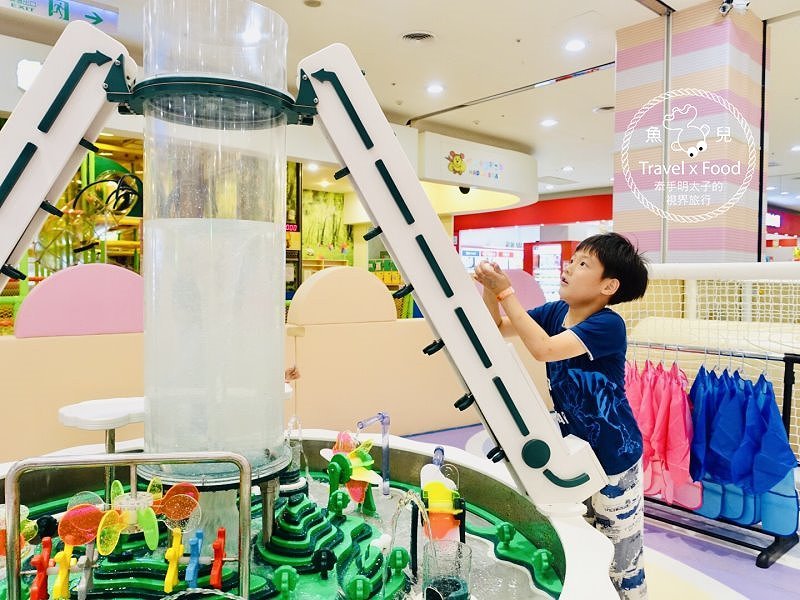 中和環球Kids建築樂園｜聲光科技互動設施，七大主題玩透透～ @魚兒 x 牽手明太子的「視」界旅行