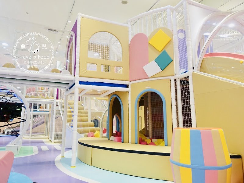 中和環球Kids建築樂園｜聲光科技互動設施，七大主題玩透透～ @魚兒 x 牽手明太子的「視」界旅行