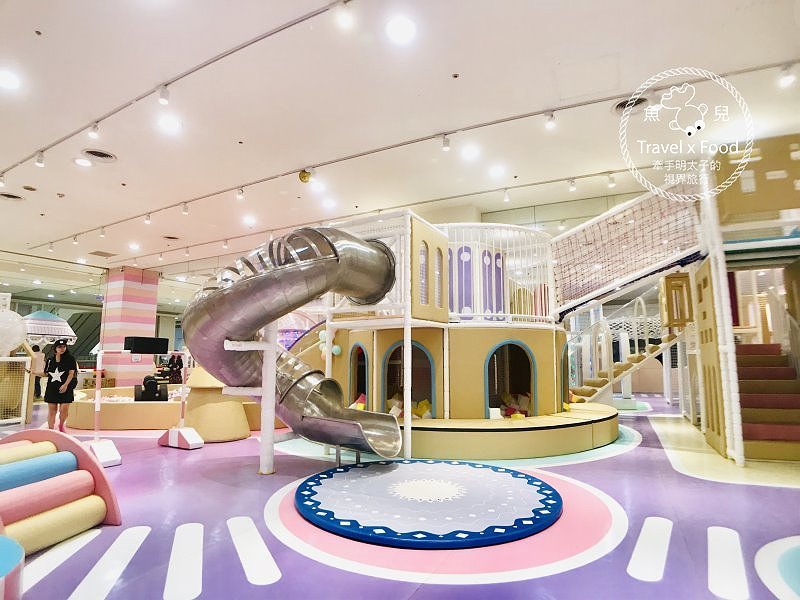 中和環球Kids建築樂園｜聲光科技互動設施，七大主題玩透透～ @魚兒 x 牽手明太子的「視」界旅行