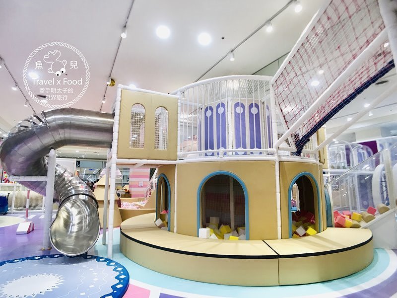 中和環球Kids建築樂園｜聲光科技互動設施，七大主題玩透透～ @魚兒 x 牽手明太子的「視」界旅行