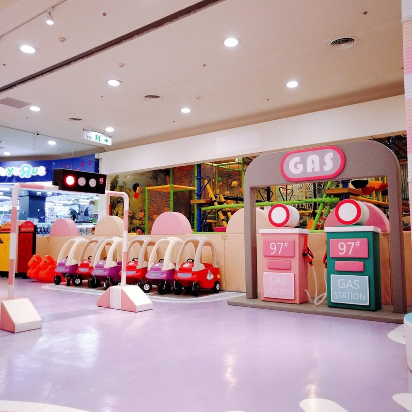 【親子樂園】Kid’s 建築樂園-夢想城體驗館~中和環球購物中心馬卡龍色調室內樂園,七大主題科技互動親子樂園