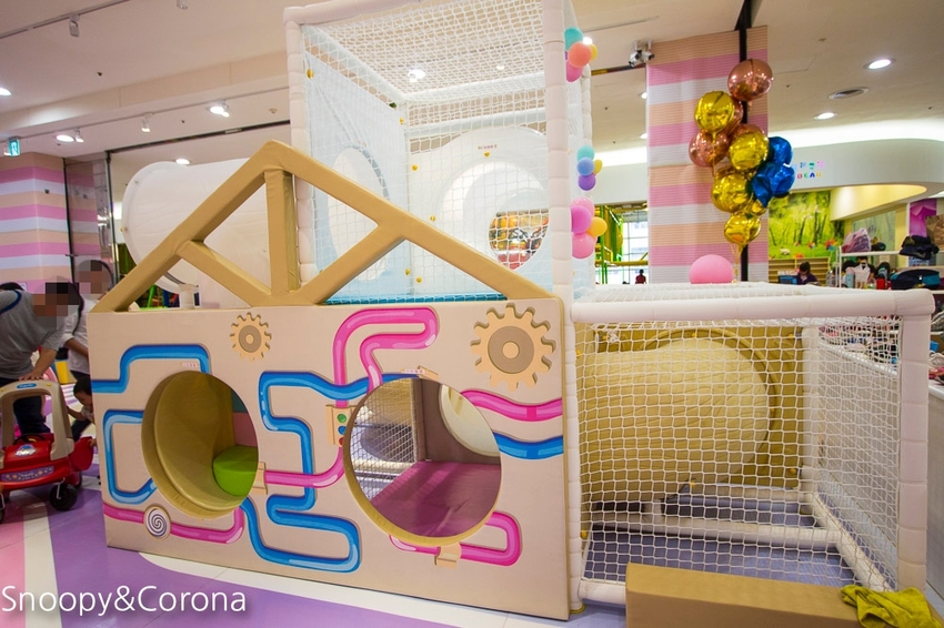 【親子樂園】Kid’s 建築樂園-夢想城體驗館~中和環球購物中心馬卡龍色調室內樂園,七大主題科技互動親子樂園
