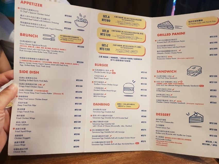 【新北.中和】永安市場站早午餐推薦。GURU HOUSE PARK NO.4早午餐+英式風格餐酒館