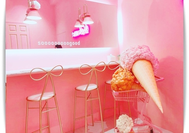 「有一隻羊 A Sheep Cafe」韓系咖啡店,美到像幅畫的點心盤 ♡