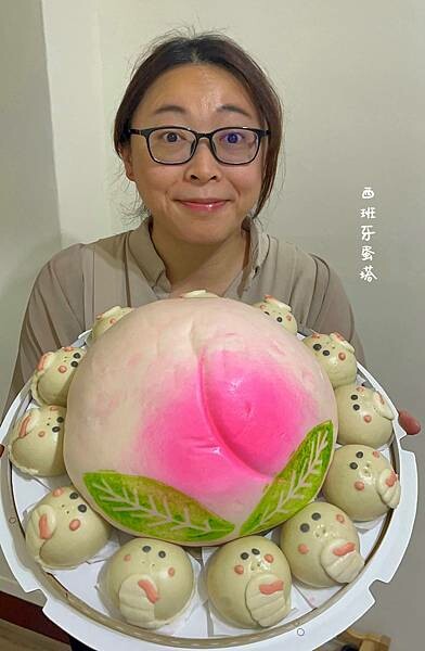 和平壽桃｜12年才有一次～蛇年限定壽桃蛋糕！大蛇小蛇專屬～蛇