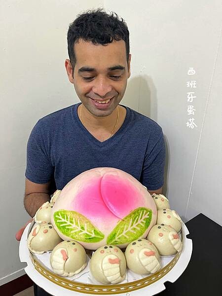 和平壽桃｜12年才有一次～蛇年限定壽桃蛋糕！大蛇小蛇專屬～蛇