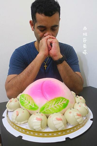 和平壽桃｜12年才有一次～蛇年限定壽桃蛋糕！大蛇小蛇專屬～蛇