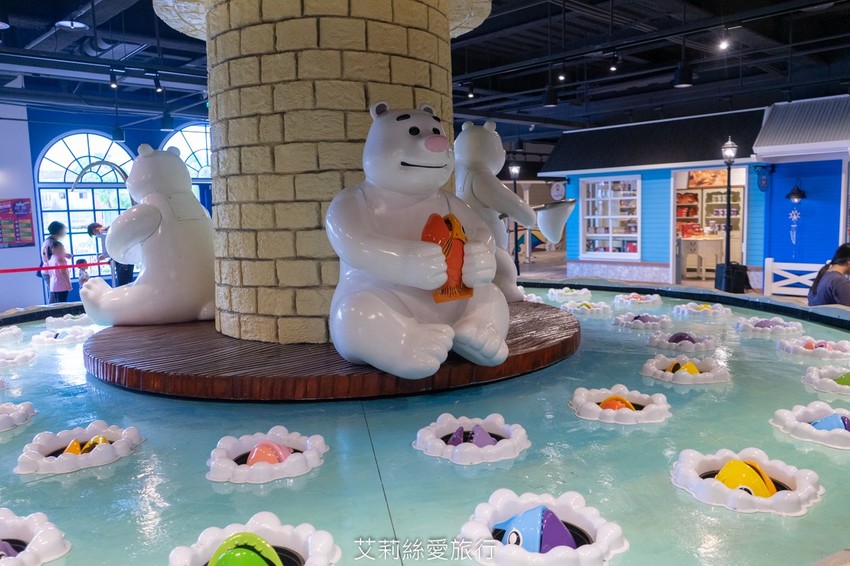 台中親子景點》寶熊漁樂碼頭 超好玩釣魚主題園區 免出海就能釣魚 巨無霸釣魚機、DIY手作適合全家大小 - 艾莉絲愛旅行