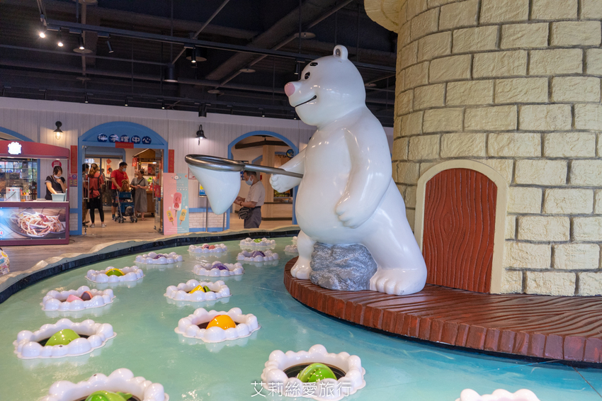 台中親子景點》寶熊漁樂碼頭 超好玩釣魚主題園區 免出海就能釣魚 巨無霸釣魚機、DIY手作適合全家大小 - 艾莉絲愛旅行