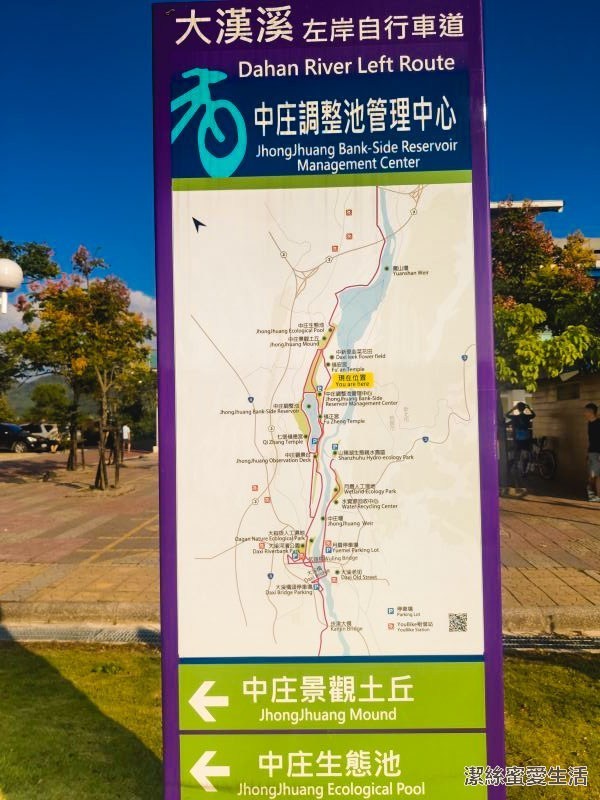 中庄調整池-桃園大溪/透明天空步道.風箏大草原.騎車跑步健行都適合 - 潔絲蜜愛生活