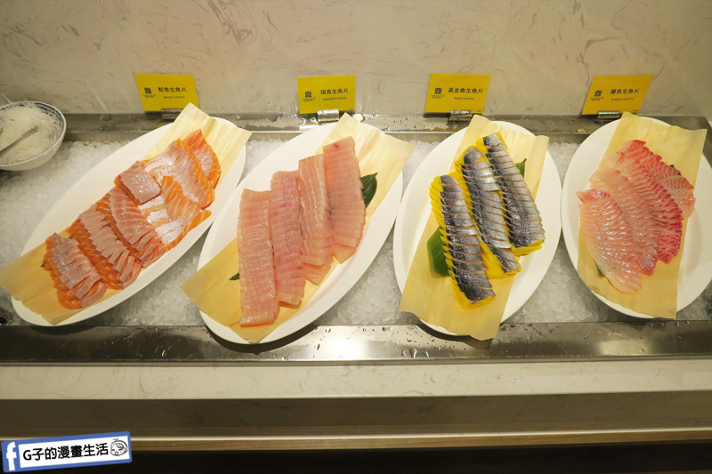 淡水滬尾休閒園區河畔餐廳.buffet吃到飽.生魚片吃到飽