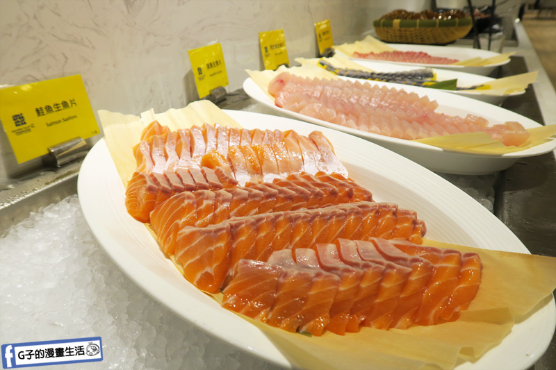 淡水滬尾休閒園區河畔餐廳.buffet吃到飽.生魚片吃到飽