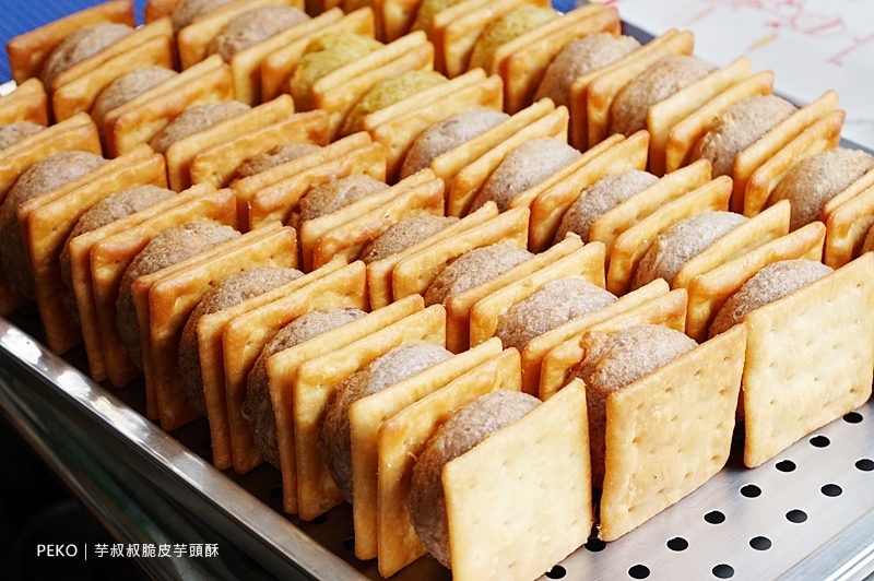 芋叔叔脆皮芋頭酥.芋泥球.芋頭大福.桃園美食.桃園車站美食.桃園車站必吃.芋頭酥.芋頭餅.爆漿芋頭酥.芋頭控.