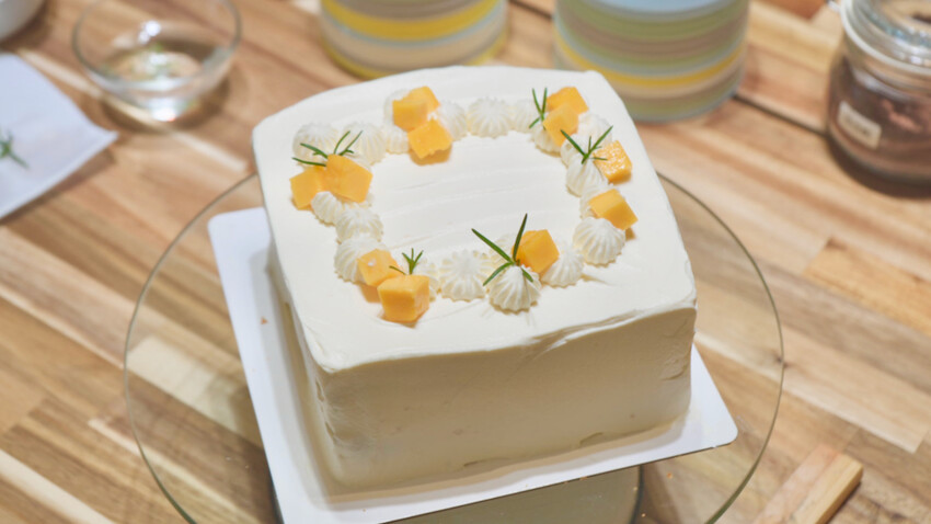 花蓮市[花蓮景點] 慕慕烘焙DIY 花蓮店｜全新開幕！花蓮做蛋糕DIY「夏季芒果蛋糕」