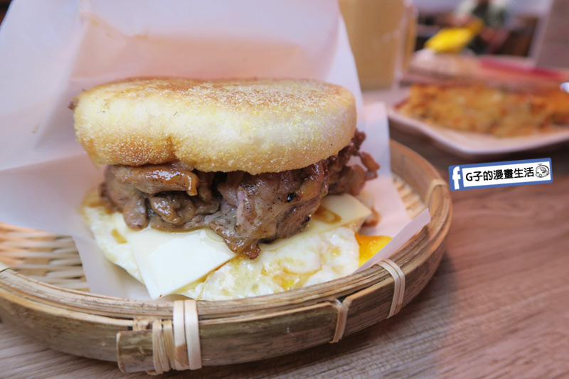 永和Daya's Brunch 肉蛋吐司.大爺肉蛋吐司.芋泥蛋餅.美式漢堡