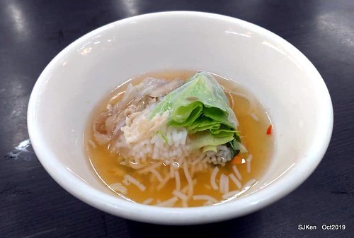 Vietnamese noodle & spring rolls at Nanman traditional market, Taipei, Taiwan, Oct 17, 2019