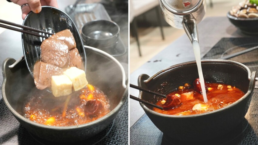 [林口美食] 熟度精緻鍋物 林口中正店｜高CP值浮誇大肉盤／必點棉花糖叻沙湯＆熔岩瀑布起司牛奶鍋！