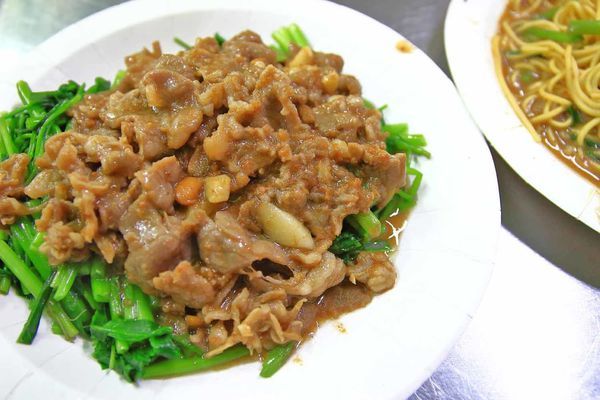 【桃園美食】大廟生炒羊肉-宵夜時間才會出現的爆美味路邊攤美食