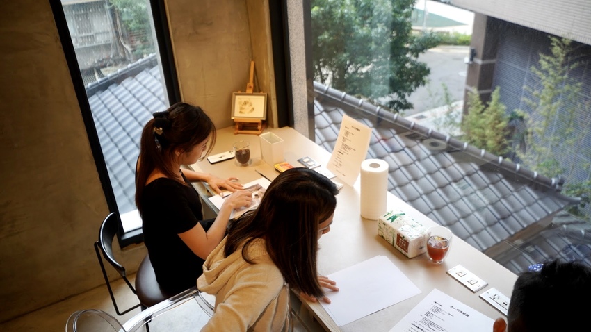 Dotel西門/不限時咖啡廳/插畫實驗室/大人的水彩畫/手沖咖啡/共享空間/共享廚房/手作課程