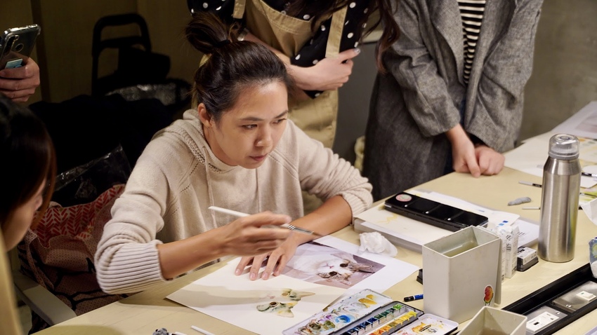 Dotel西門/不限時咖啡廳/插畫實驗室/大人的水彩畫/手沖咖啡/共享空間/共享廚房/手作課程