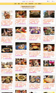 海綿飽飽的鳳梨城堡的美食牆