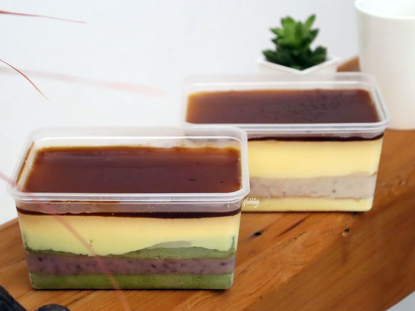宜蘭伴手禮 | 蘭王穀王烘焙坊 焦糖鮮芋布丁 焦糖抹茶紅豆布丁 三星蔥鹹蛋糕 低溫宅配到府 - ifunny 艾方妮的遊樂場