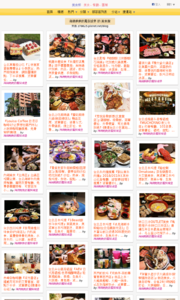 海綿飽飽的鳳梨城堡的美食牆