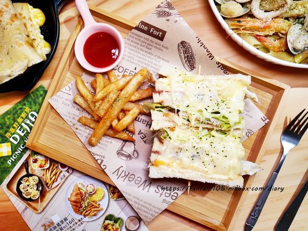 1【西門早午餐】Dejia得嘉野餐廚房 #高cp值 #手作早午餐 #特色早午餐 #芋泥 #起司瀑布 #老店新氣象 (35).JPG