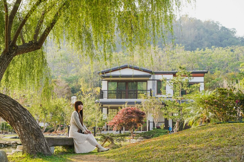 【南投埔里|美食】築樂珈琲。預約制日式庭院全榻榻米用餐空間,下午茶浮誇戚風蛋糕