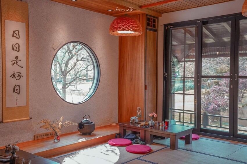 【南投埔里|美食】築樂珈琲。預約制日式庭院全榻榻米用餐空間,下午茶浮誇戚風蛋糕