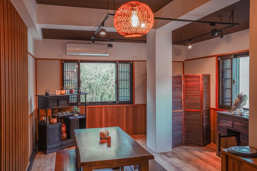 【南投埔里|美食】築樂珈琲。預約制日式庭院全榻榻米用餐空間,下午茶浮誇戚風蛋糕