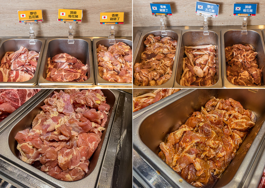 虎樂日韓精肉澹鮮火烤吃到飽