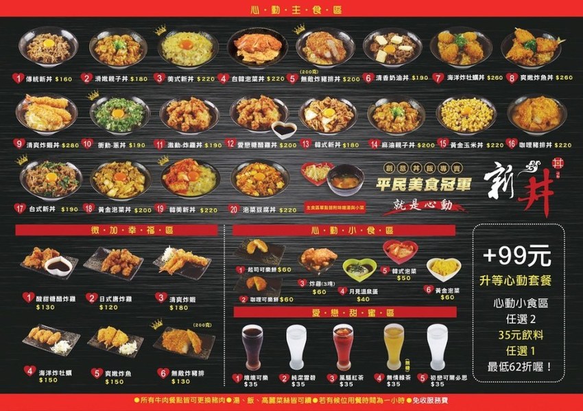 創意丼飯專賣店,平價丼飯,平民美食冠軍,新丼桃園中正店,桃園夜市,桃園美食,炸豬排,藝文特區美食,超人氣 @VIVIYU小世界