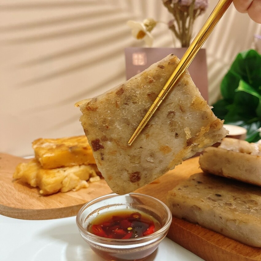 宅配美食蘿蔔糕推薦—木木言己蘿蔔糕，真材實料口口紮實好吃不膩，每個家庭都必備的小點
