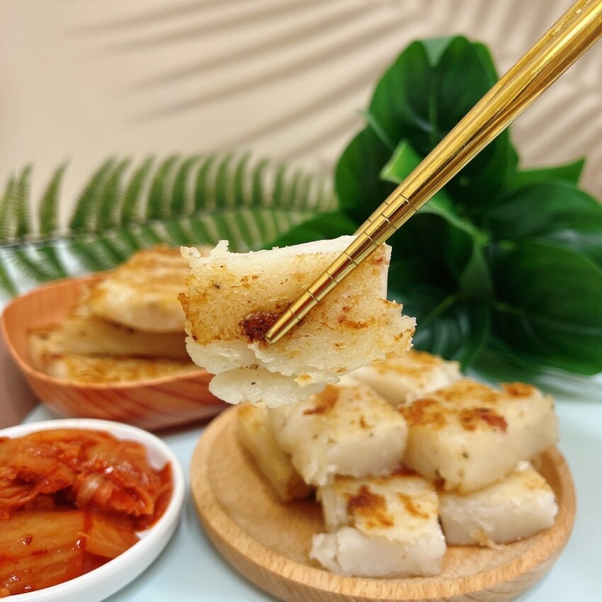 宅配美食蘿蔔糕推薦—木木言己蘿蔔糕，真材實料口口紮實好吃不膩，每個家庭都必備的小點