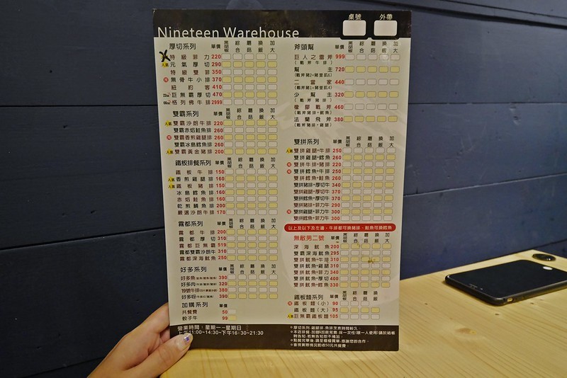 嘉義美食.嘉義牛排.19號倉庫鐵板牛排