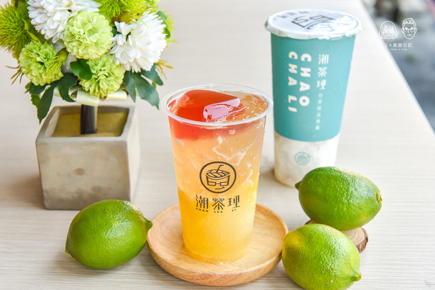 潮茶理：台中北區美食-鄰近北屯公園的手搖飲料店，水果茶「冰果甜心」香甜滋味好喝又好拍！