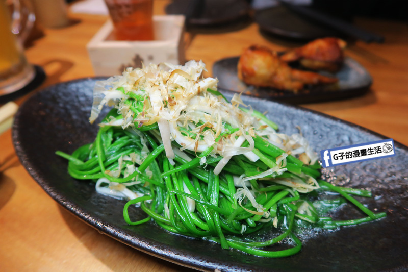 永和弄爹串燒居酒屋.菇菇炒水蓮