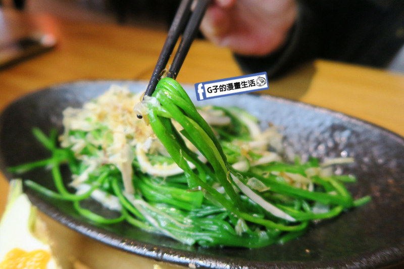 永和弄爹串燒居酒屋.菇菇炒水蓮