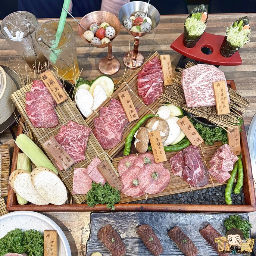 桃園市中壢區桃園中壢禪燒肉。古代秀才書房吃燒肉！全程代烤服務最好、價格不是天花板的全和牛盛宴！ 11/11起雙人套餐一律88折！ (菜單營業時間地址電話) - 跟著踢小米吃喝玩樂趣