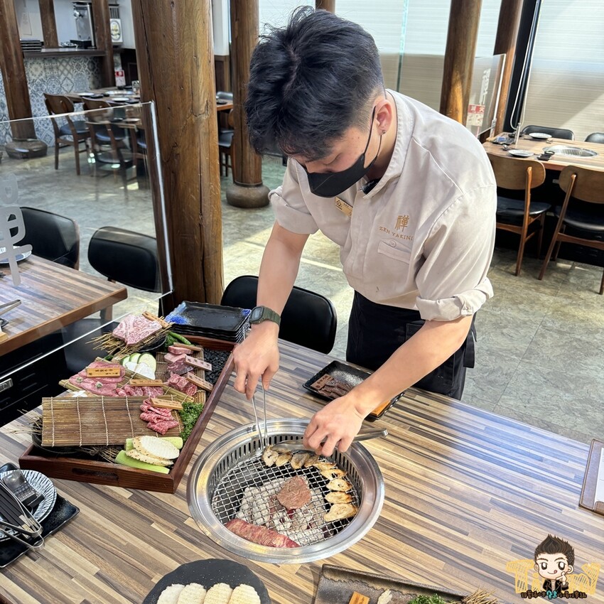 桃園市中壢區桃園中壢禪燒肉。古代秀才書房吃燒肉！全程代烤服務最好、價格不是天花板的全和牛盛宴！ 11/11起雙人套餐一律88折！ (菜單營業時間地址電話) - 跟著踢小米吃喝玩樂趣