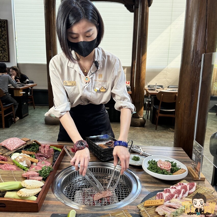 桃園市中壢區桃園中壢禪燒肉。古代秀才書房吃燒肉！全程代烤服務最好、價格不是天花板的全和牛盛宴！ 11/11起雙人套餐一律88折！ (菜單營業時間地址電話) - 跟著踢小米吃喝玩樂趣