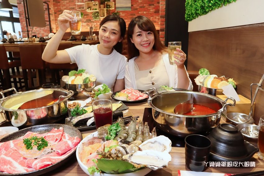 新竹巨城附近美食火鍋推薦香聚鍋物!一喝就上癮的火鍋湯頭,激推台灣優酪豬、手工香菜豬肉滑