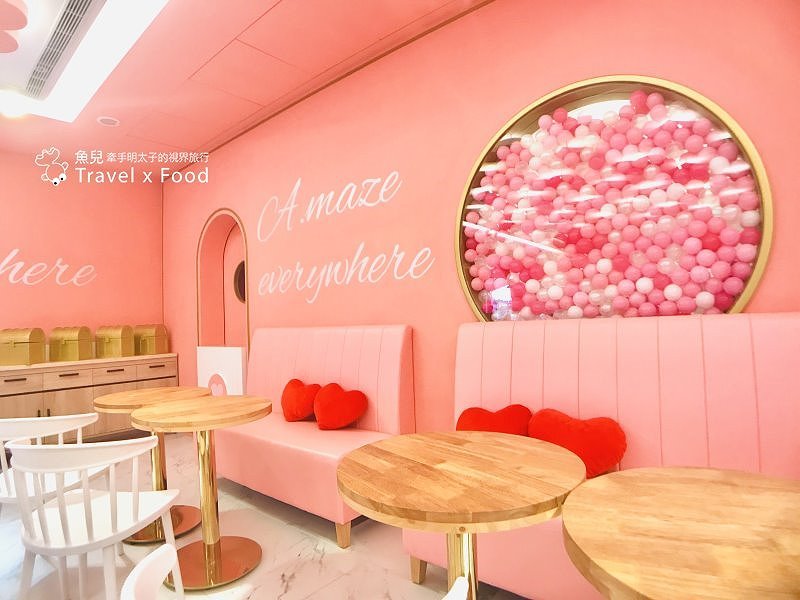 浮誇粉嫩版～兔子迷宮礁溪浴場｜午茶喔伊係，網美集散地，拍好拍滿真有趣 @魚兒 x 牽手明太子的「視」界旅行